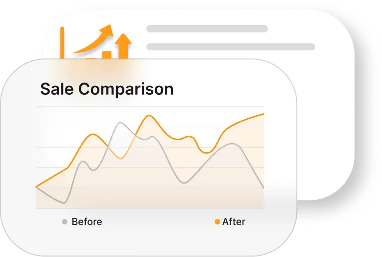 Sales-comparison-before-and-after